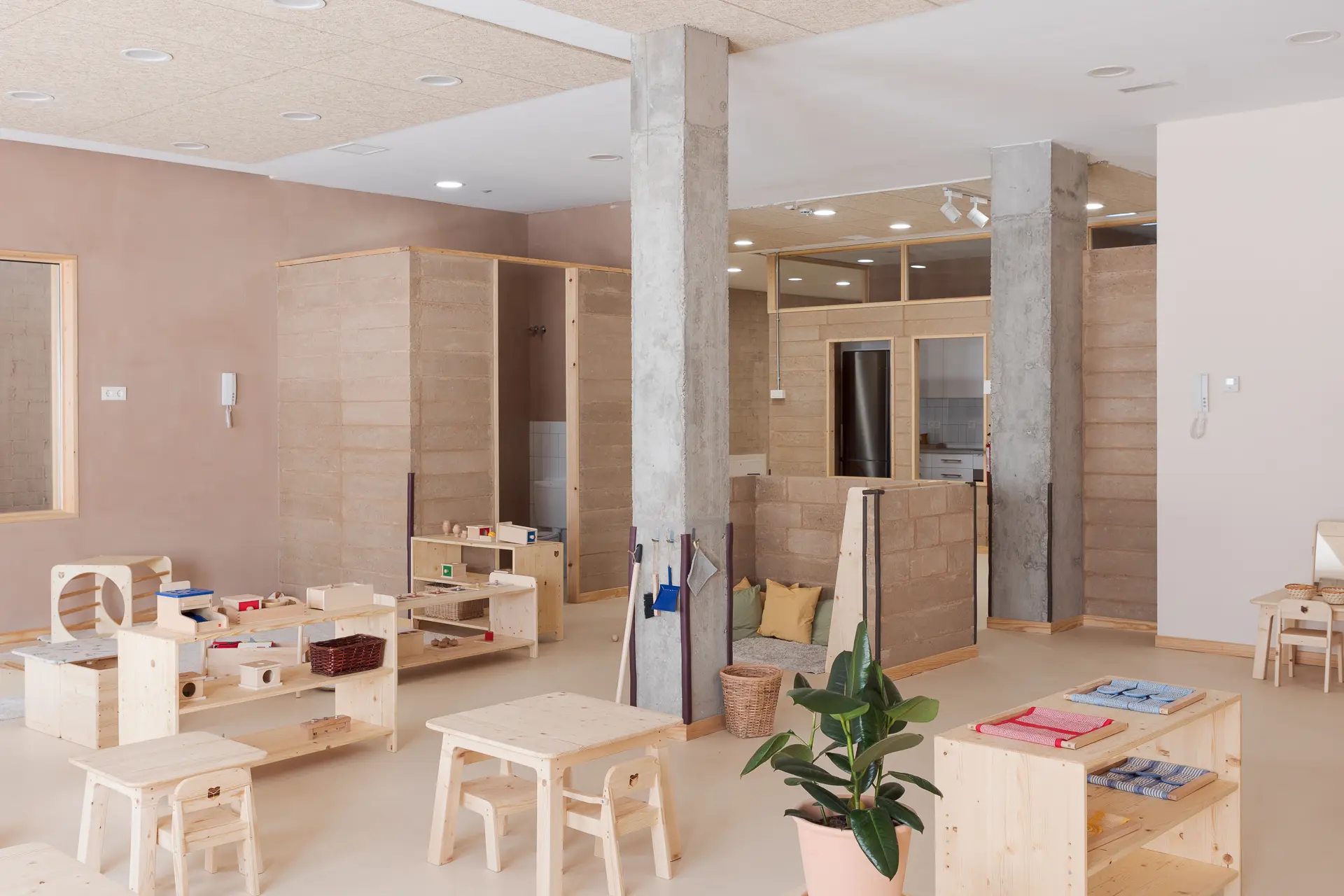 Proyecto y obra de escuela infantil biosaluble