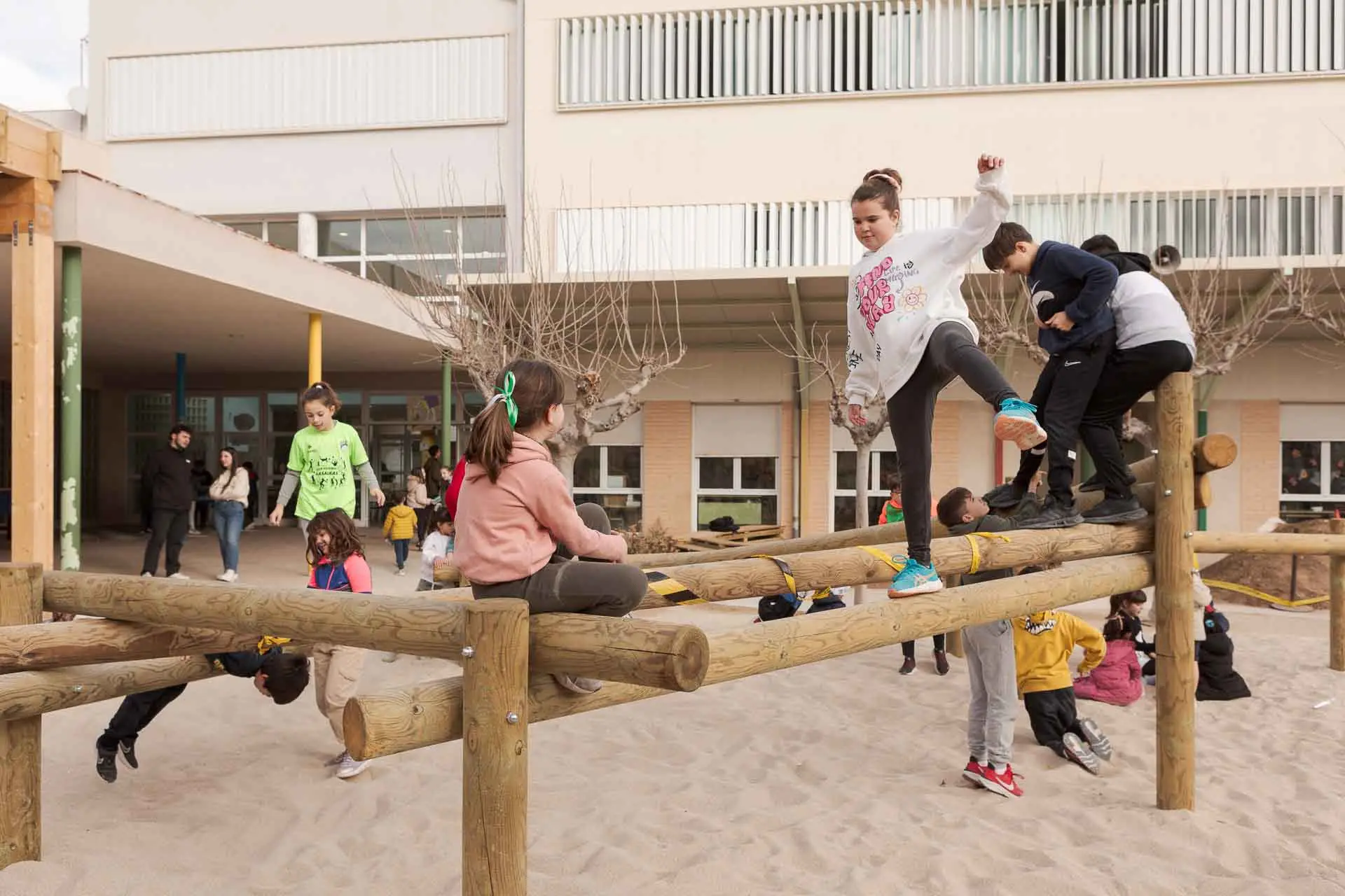 Patio renaturalizado Alcañiz