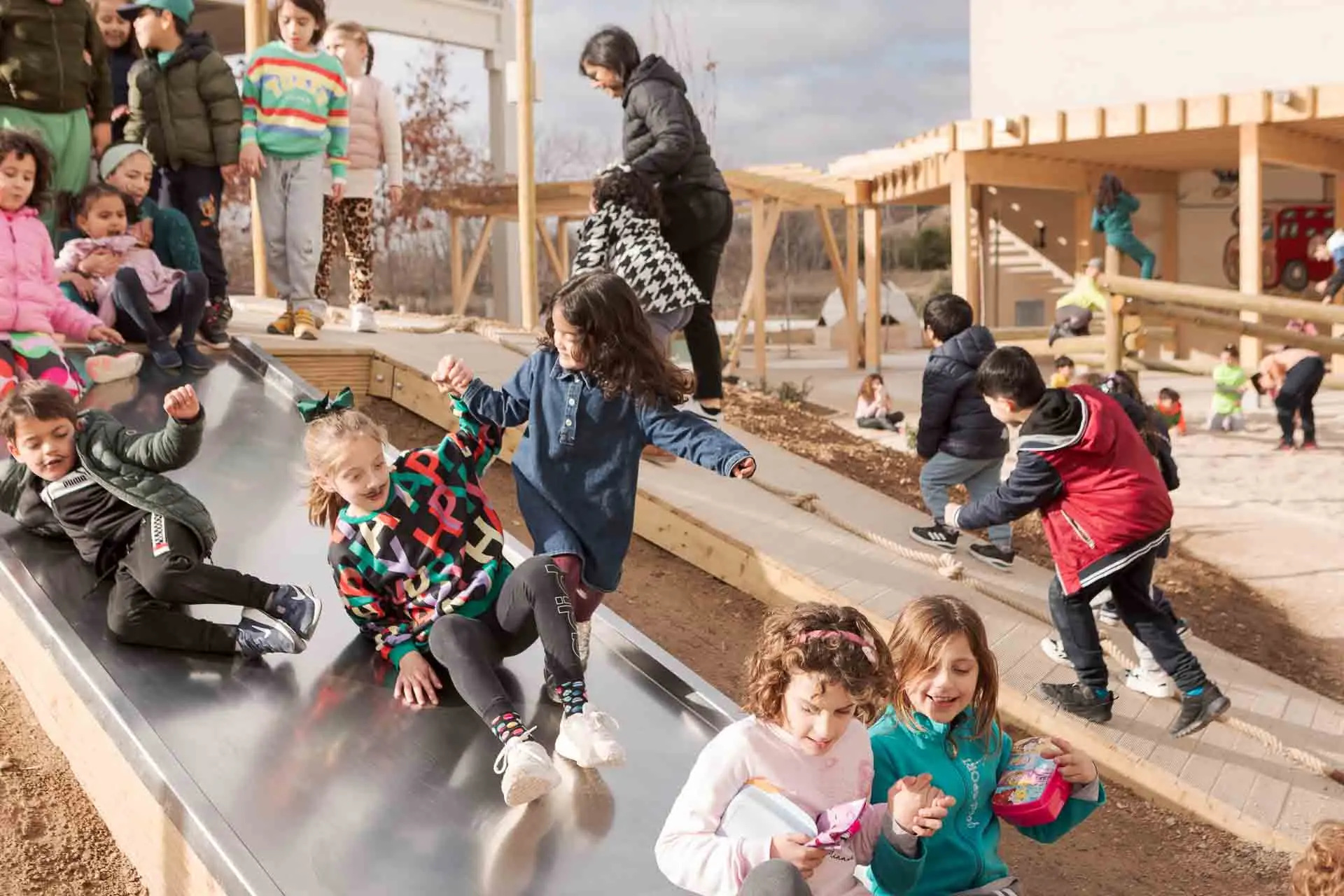 Patio renaturalizado Alcañiz