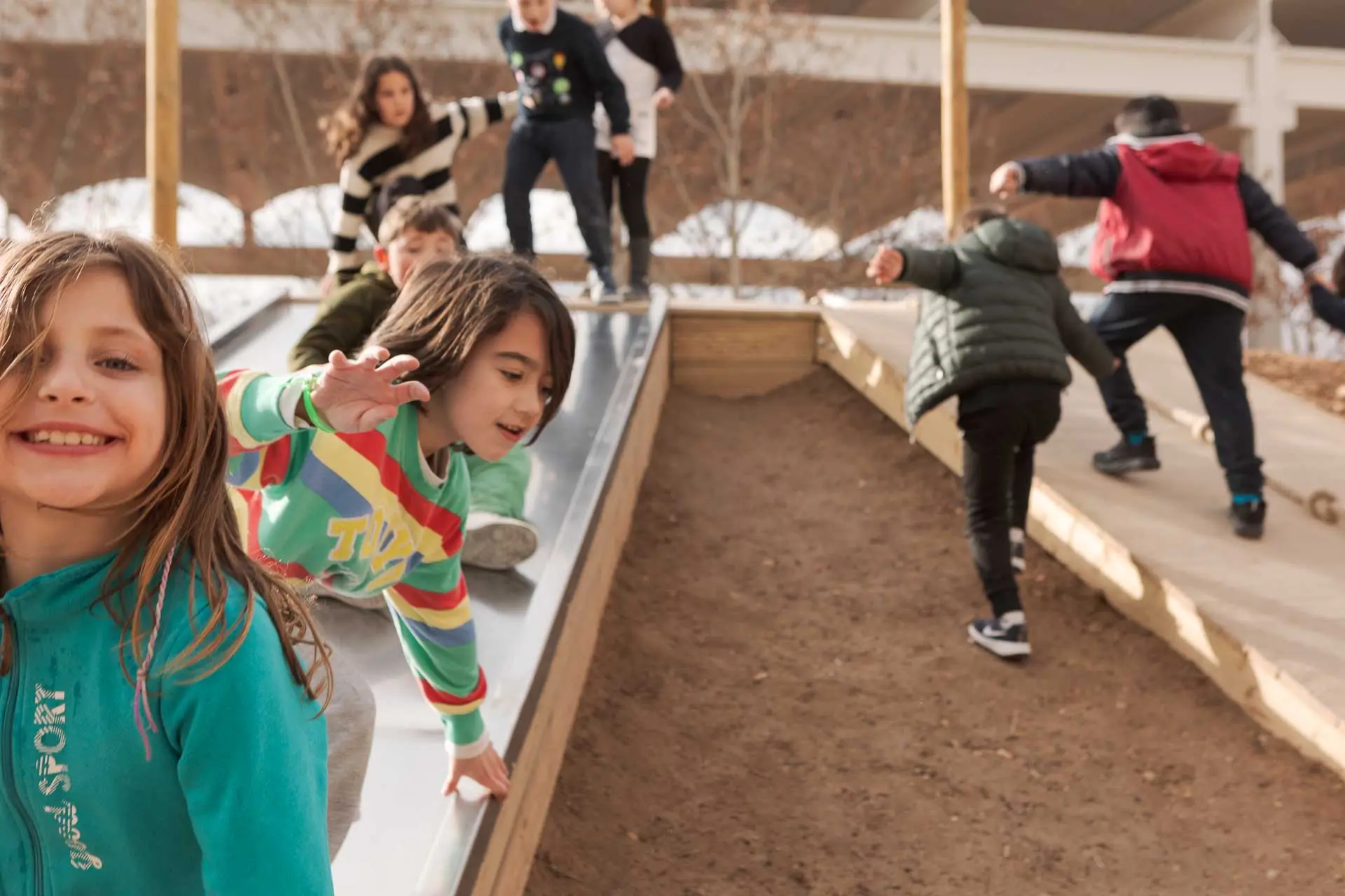 Patio renaturalizado Alcañiz