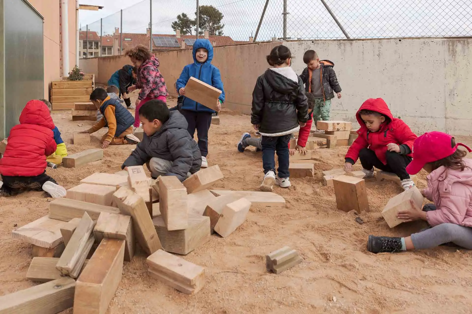 Patio renaturalizado Alcañiz