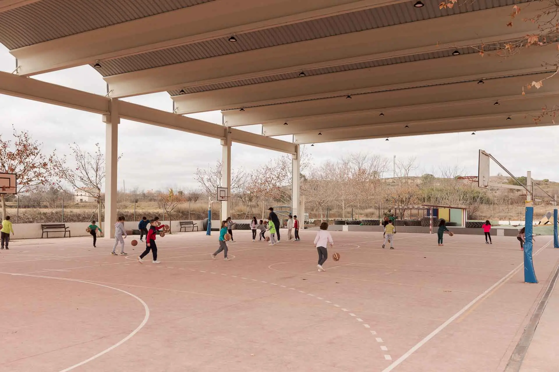 Patio renaturalizado Alcañiz
