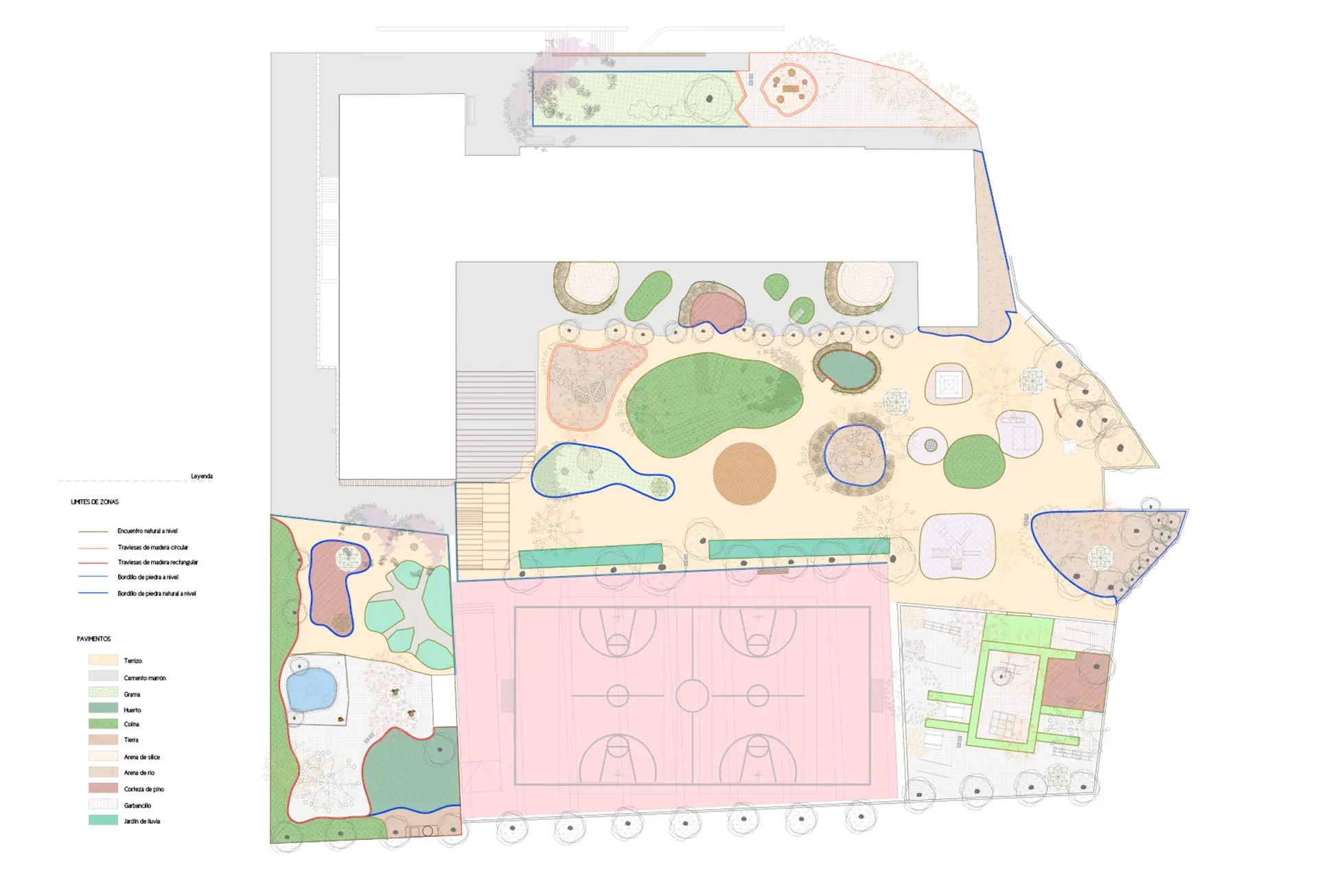 Patio renaturalizado Alcañiz