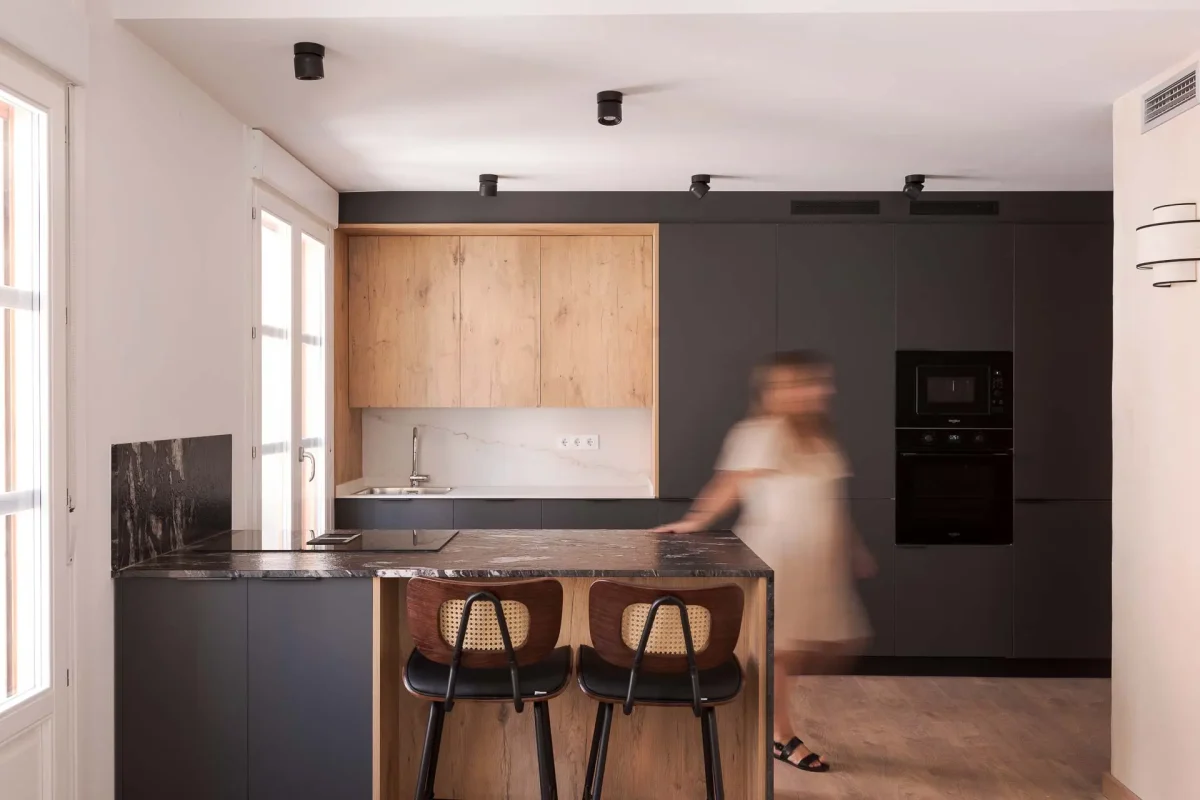 Proyecto y obra de rehabilitación de vivienda en el centro histórico de Zaragoza