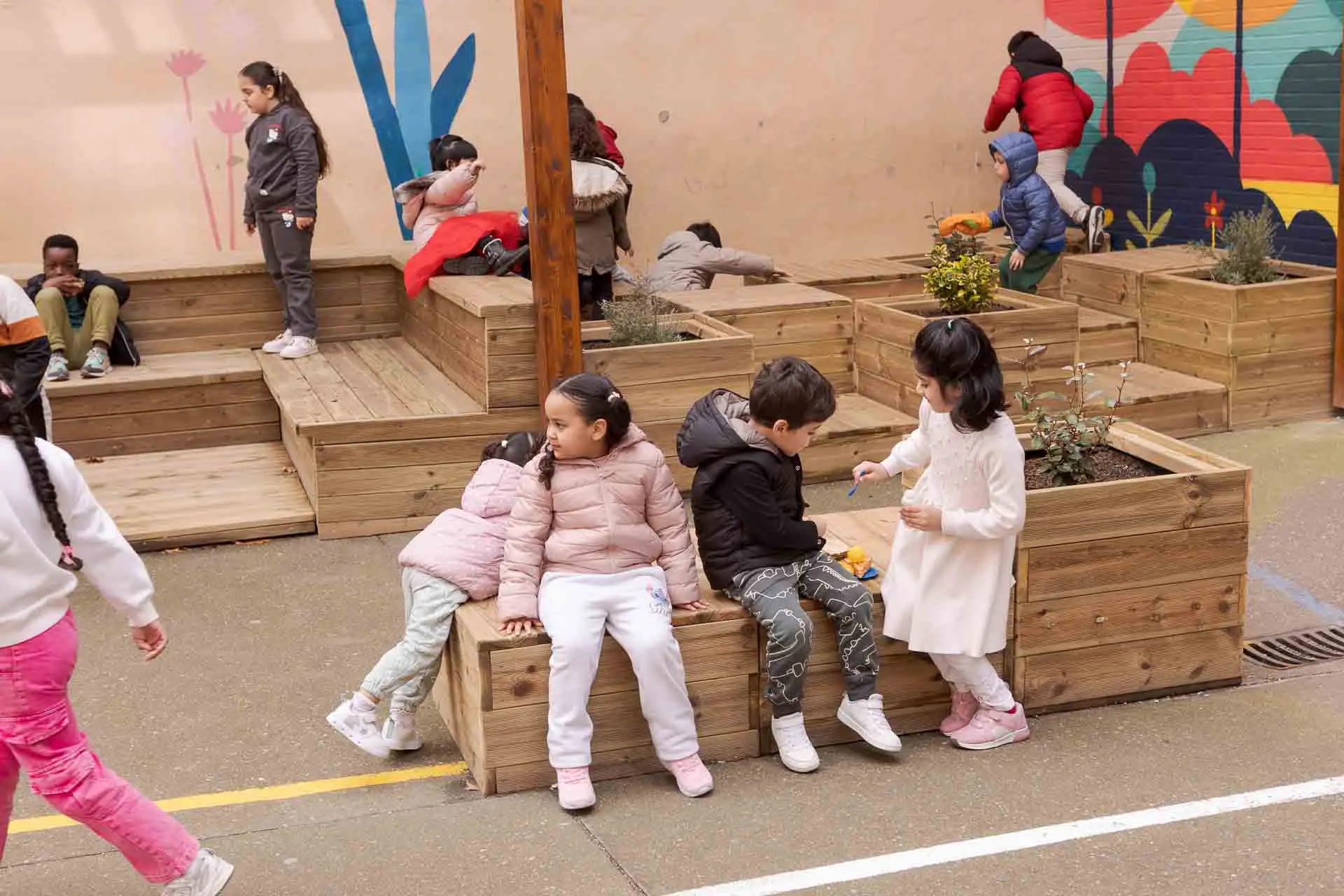 Renaturalización del patio CEIP Emilio Moreno Calvete